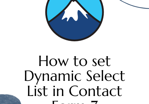 How to set Dynamic Select List in Contact Form 7
