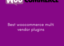 Best woocommerce multi vendor plugins